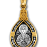 102.088 Феодоровская икона Божией Матери. Великомученица   Параскева серебро 925. позолота 999.   - 