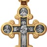 КС021 Крест "Распятие. Божия Матерь Одигитрия" - 